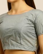 Heavy Embroidered Net Saree - Image 2